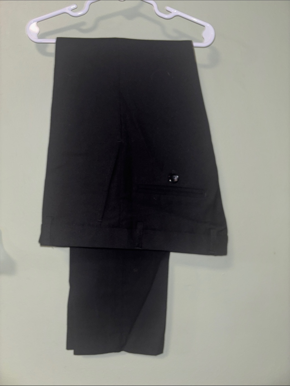 Isaac Mizrahi Black Dress Pants - Tailored Flat Front Trousers